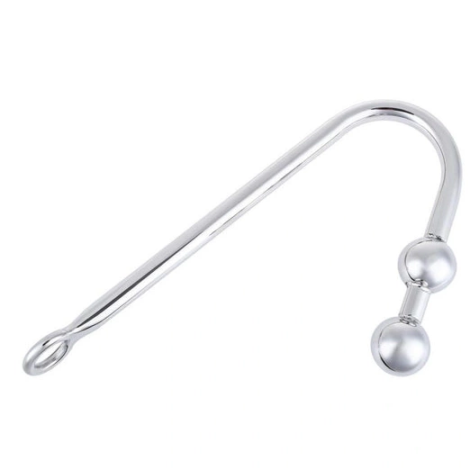 Two Hook Balls Anal 4417 Pleasurable Steel Stainless 0110